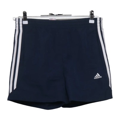 Adidas, Sportshorts, Größe: 164, Blau/Weiß, Polyester, Streifen, Jungen #VfK