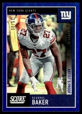 2020 Score Artist's Proof Deandre Baker 15/35 New York Giants #183