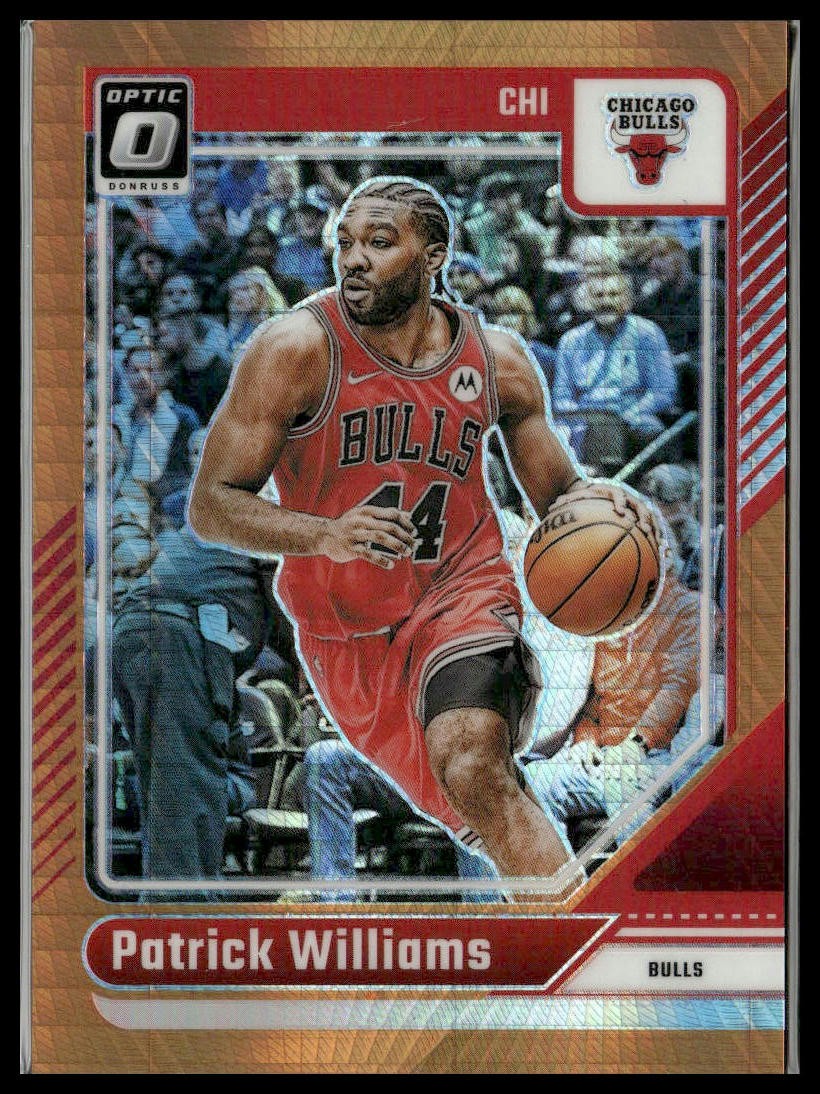 2024-25 Donruss Optic #92 Patrick Williams Hyper Orange #/299