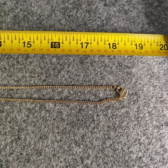 双面项链男女通用中号金链黑色/红色三角形小饰品极简主义 — 第 3/3 张图片