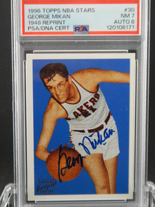 NBA TOPPS AUTO 直筆サインカード ジョージマイカン 激レア！ NBA