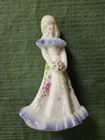 Shelley Fenton Bridesmaid Figurine Hand Painted Floral Signed D Fredrick