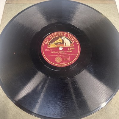DUKE ELLINGTON & HIS ORCHESTRA Dallas Doings / Rude Interlude HMV B6449 78rpm E-