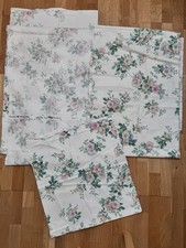 Sanderson UK Vintage Curtain Remnant Floral Cotton Fabric offcuts Various Sizes