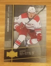 2015-16 Fleer Showcase Metal Universe Brock McGinn Carolina Hurricanes 