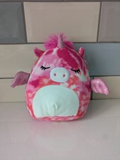 Squishmallows Henley the Unicorn pink Plush Soft Toy with tag