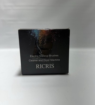 RICRIS Electric Makeup Brush Cleaner Dryer Machine White Missing Bowl