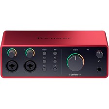 Focusrite Scarlett 4i4 USB-C Audio Interface Gen 4 