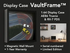 1:64 Display Case Magnetic Wall Mount | VaultFrame™ | Limited Edition Diecast Fr
