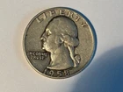 1958 D Washington Quarter. 90% Silver. 6.3 grams