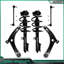 For Dodge Caliber Jeep Patriot Compass Front Struts Sway Bars Lower Control Arms