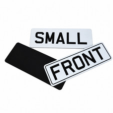 Mini Number Plate Front Show Car 11x3, 9x3, 7x3, 8x2, 3X3