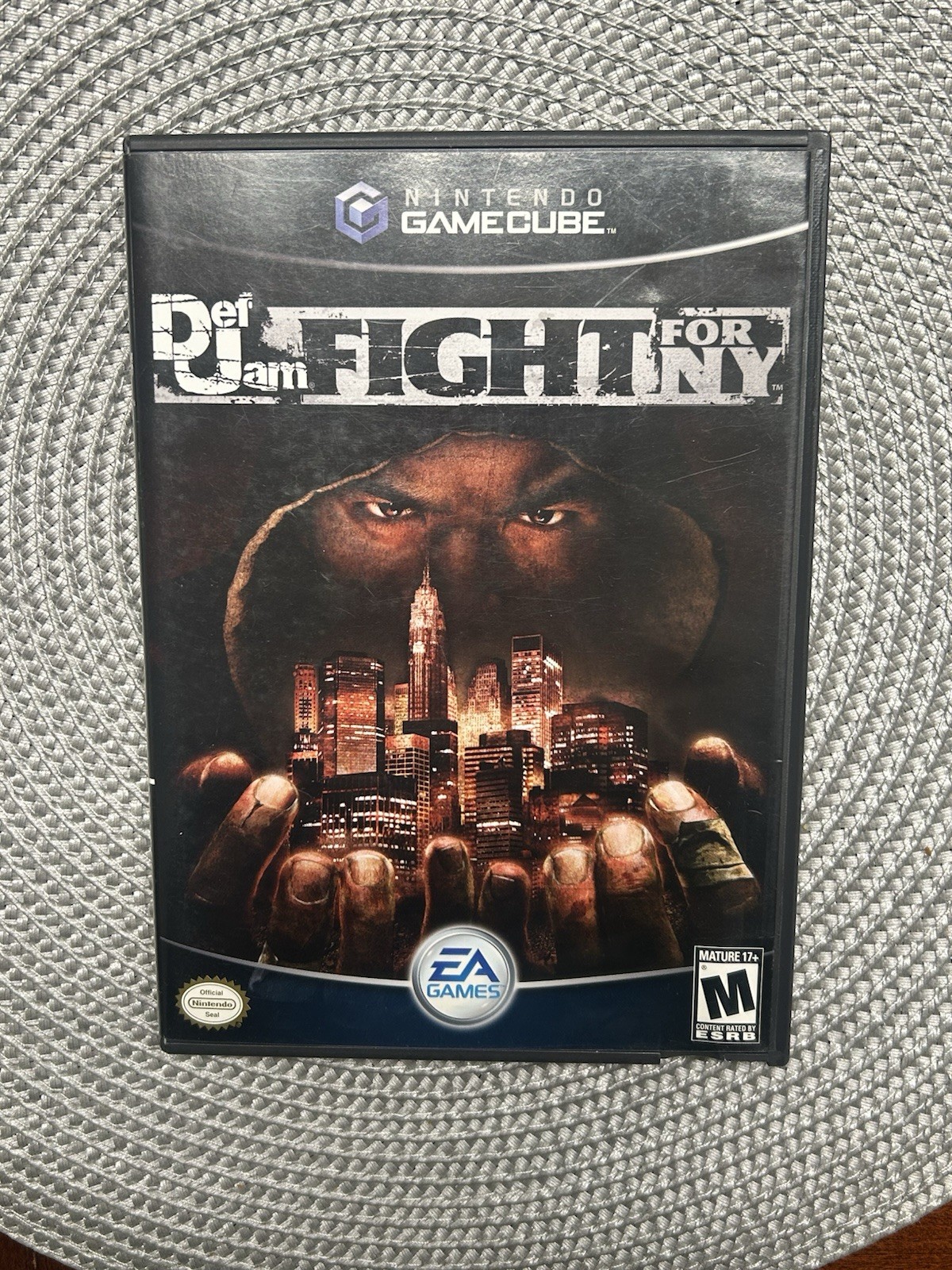 Def Jam Fight for NY Nintendo GameCube Game Disc Case New York Wrestling Cube