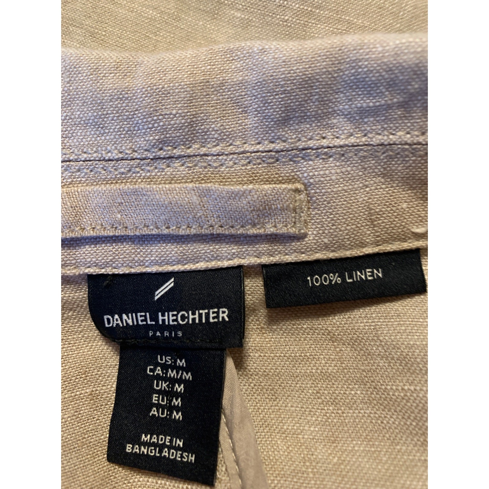 Daniel Hechter Blazer Linen Neural Basic Luxury C… - image 3