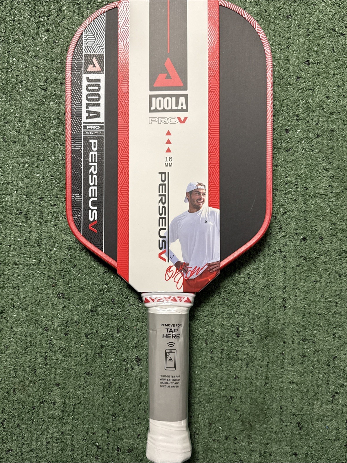 JOOLA Ben Johns Perseus Pro V 16MM Pickleball Paddle Blaze Red BRAND