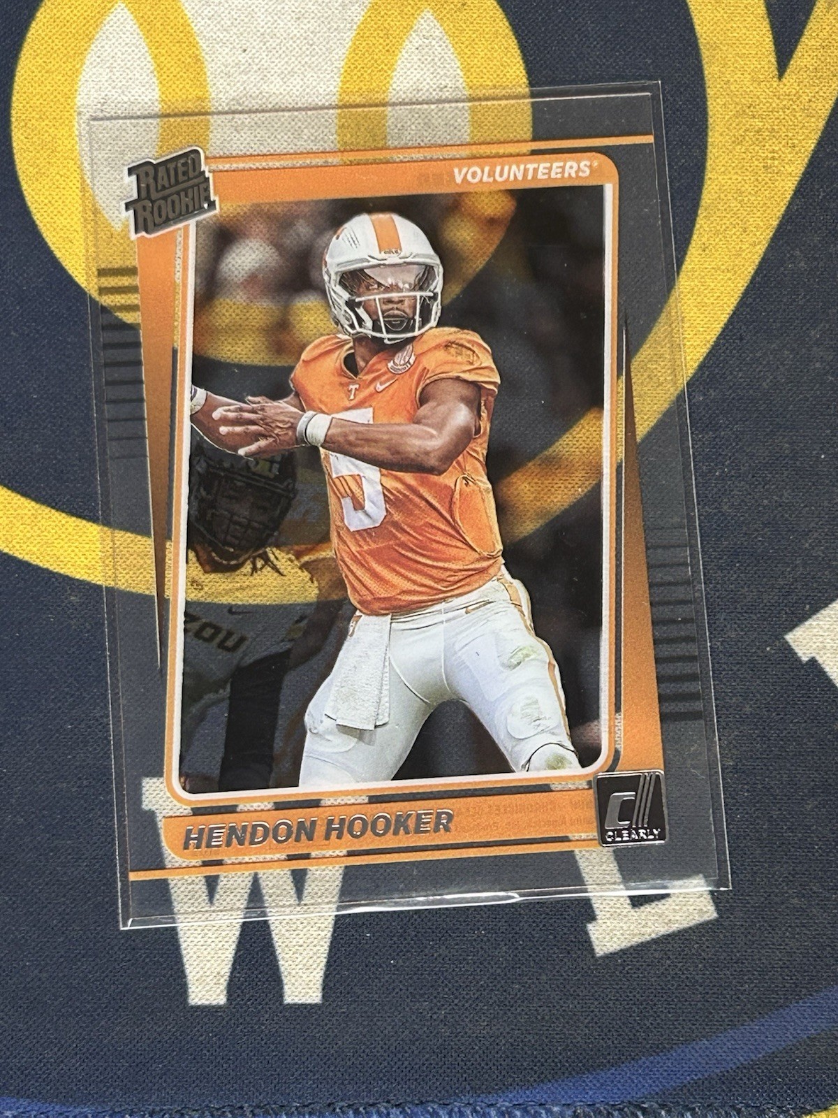 Hendon Hooker Panini Chronicles Draft Picks Clearly Donruss #43 Base