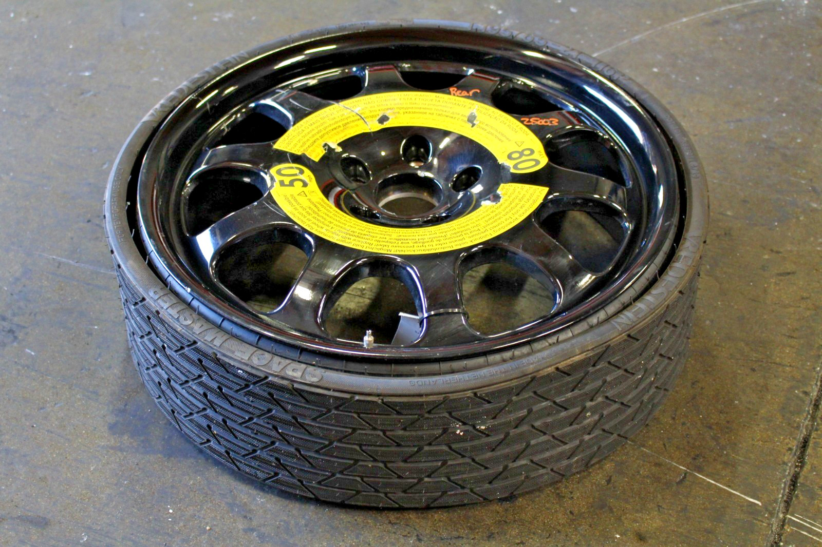 Lamborghini Urus, Spare Wheel / Rim, Used, Scuffed, P/N 4ML601010 / 4ML601025AD