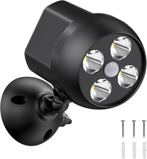 NICREW Outdoor Security Light, Battery Powered PIR Motion Sensor LED Floodlight