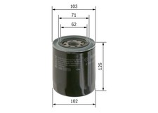 BOSCH Ölfilter 0 986 452 066 Anschraubfilter für HYUNDAI STAREX A1 JK H100 01 2