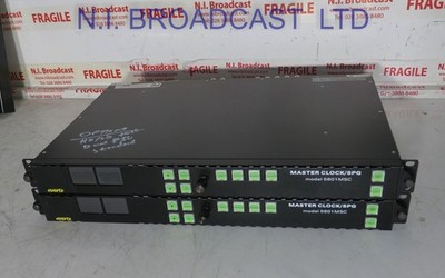 2x available, price is for 1 unit  Evertz msc5601 master SPG with HD SDI,SDI