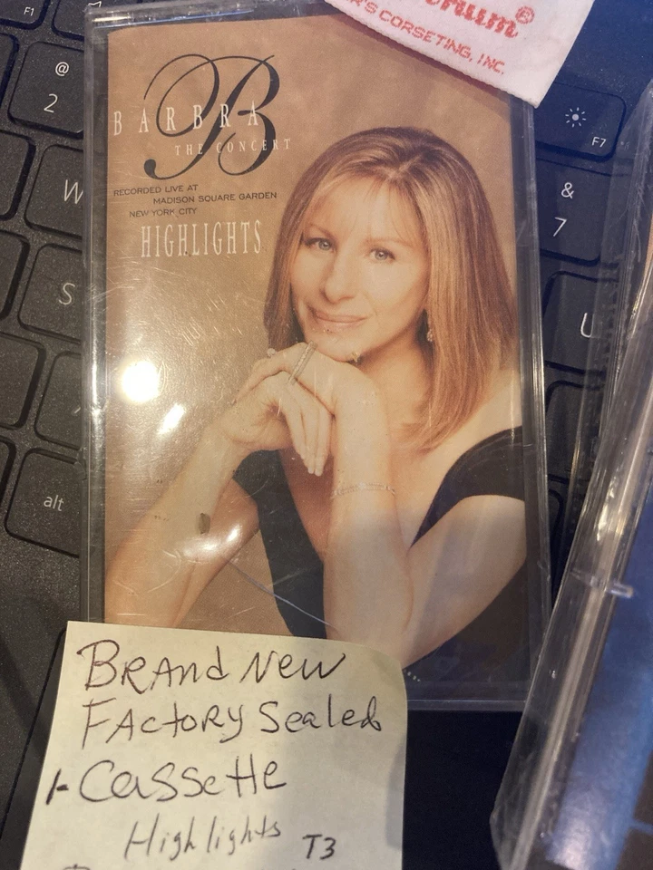 The Concert Highlights Barbra Streisand (Cassette, 1994) New & SEALED - Image 2 of 4