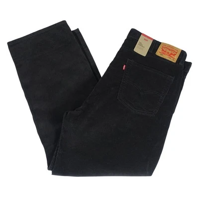 Levis 565 Loose Straight Black Corduroy Pants Mens W40 L30 New NWT Baggy Skate - Image 1 of 4