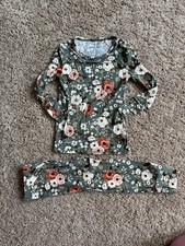 3T-4T Long Sleeve Posh Peanut Matching Set