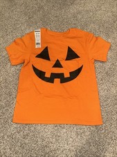 New Halloween Youth Crewneck T-Shirt Extra Small Halloween Face
