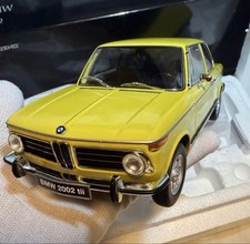 KYOSHO 1/18 BMW 2002 tii yellow minicar
