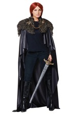 Brand New Unisex Medieval Game of Thrones Inspired Faux Fur Cape