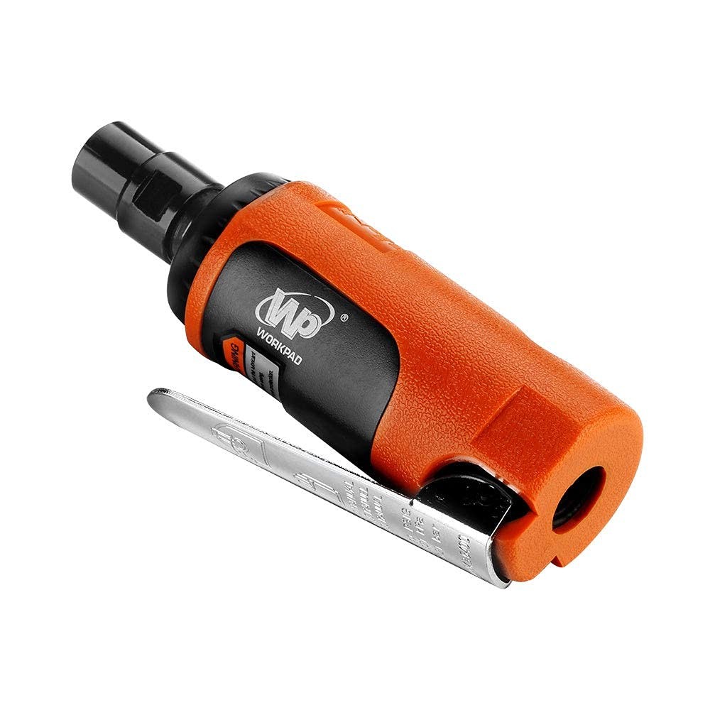 WORKPAD Mini Air Straight Die Grinder with 10-Pieces Air Die Grinder Stone Se...