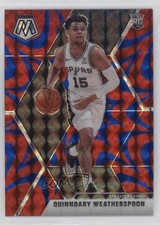 2019 Panini Mosaic Rookies Reactive Blue Prizm Quinndary Weatherspoon #204 0cv
