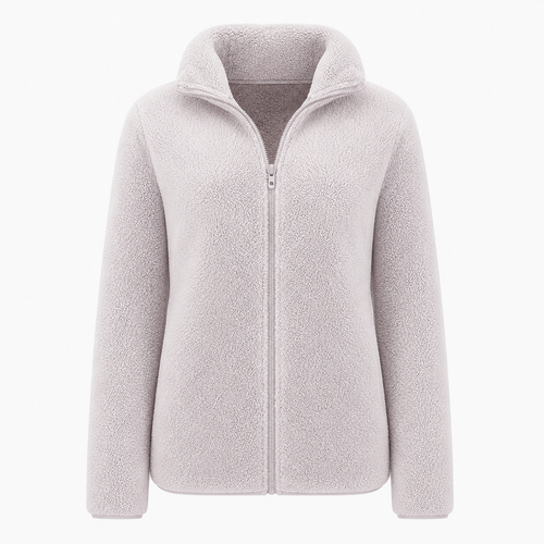 Womens Fleece Teddy Jacket Warm Winter Zip Up Soft Sherpa Coat Casual Outerwear - Photo 31/35
