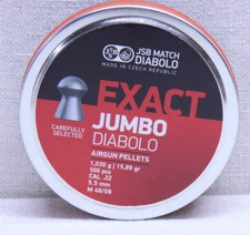 JSB Exact Jumbo Express Diabolo .22 Cal 14.35 Gr Domed 500 Count Factory Sealed 