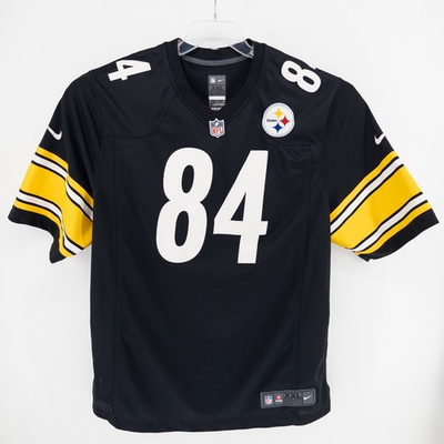 #ad Nike Mens XXL Jersey Black Antonio Brown 84 Pittsburgh Steelers NFL On Field $33.99