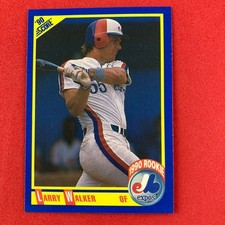 Larry Walker 1990 Score Rookie Card #631 MLB Montreal Expos. rookie card picture