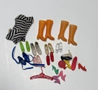 Vintage Barbie Doll Swimsuit Shoes Go-Go Boots Ballet Slippers Lot Needs TLC