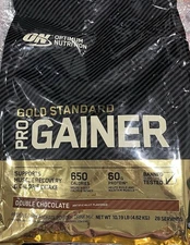 Optimum Nutrition Gold Standard Pro Gainer Double Chocolate 10.19 lbs. Exp 7/25