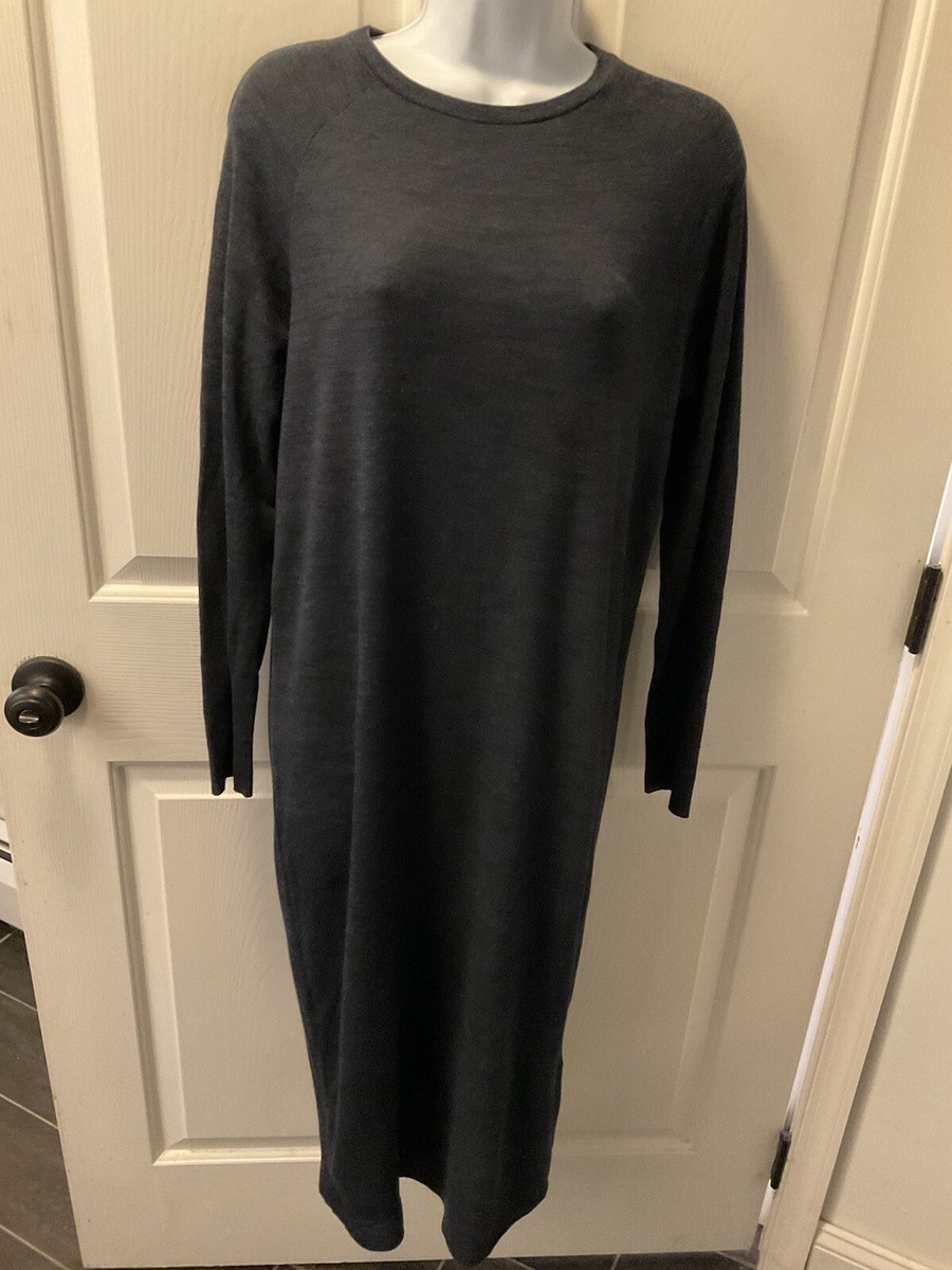 knee length dresses for ladies NEW Zara Beige Round Neck Short Sleeve Pull On Knee Length Tee T-Shirt  Dress M main image 0