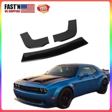 Front Bumper Lip For Dodge Challenger SRT 2012-2019 Black Front Bumper Protector