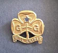 Girl Guides metal badge