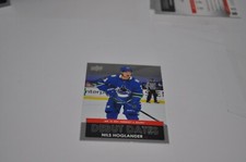 2021-22 Upper Deck Hockey Debut Dates DD-17 Nils Hoglander Vancouver Canucks nhl