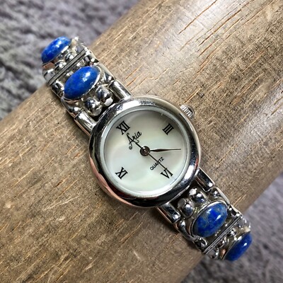 Aria Women Dress Blue Stone Lapis Lazuli Silver Tone Quartz  display picture 2