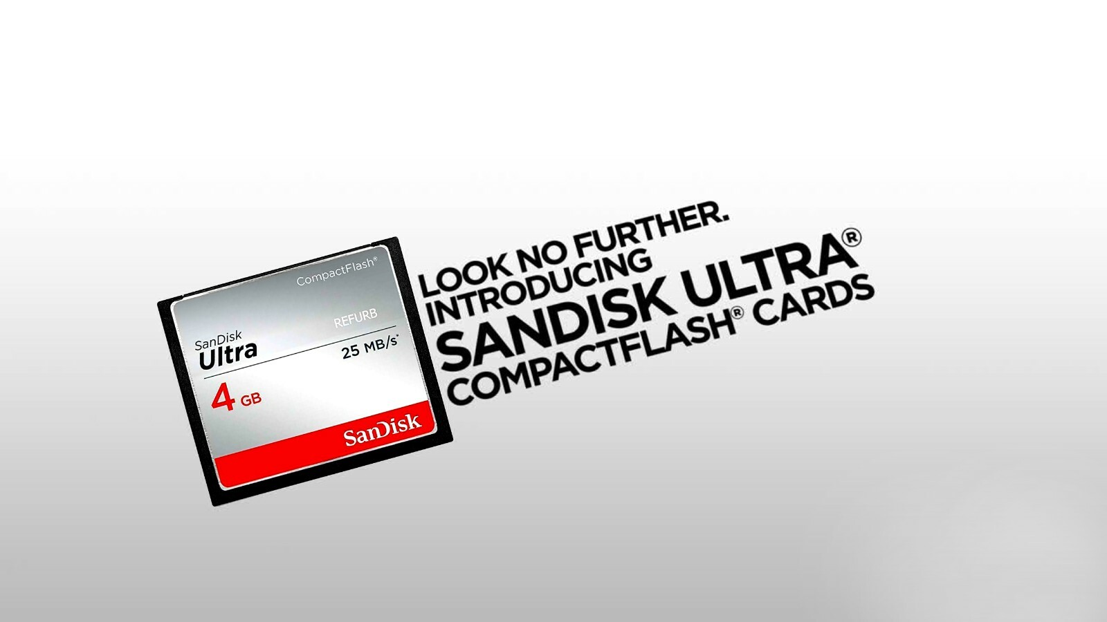 Genuine SanDisk 4 GB Ultra CompactFlash CF Memory Card SDCFHS-004G for ...