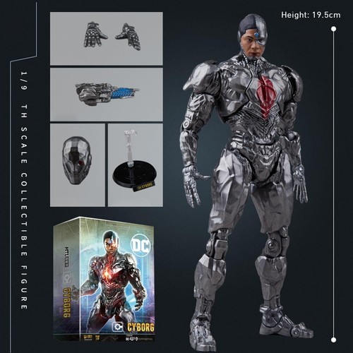 HiPlay Fondjoy Collectible Figure Full Set: Cyborg, 1:9 Scale Miniature Action F - Picture 5 of 5