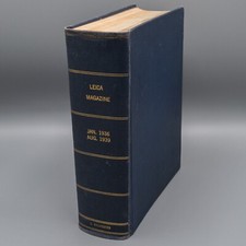 Leica Photography Magazine January 1936 - August 1939 Hardcover Bound