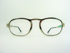 Luxury eyeglasses, oval, square, Platinum plated, frames, NOS, hyper vintage
