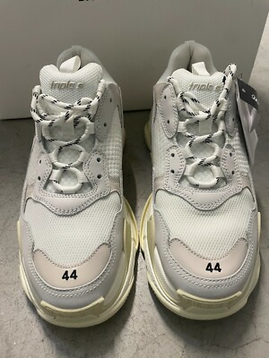 BALENCIAGA TRIPLE S SNEAKER WHITE SIZE US 11 | eBay