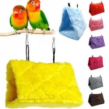 Warm Hammock Cage Hut Bed Cave Hanging Pet Bird Parrot Parakeet Budgie