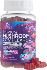 Mushroom Supplement Gummy - 12 in 1 Mushroom Complex with Lions Mane  Reishi